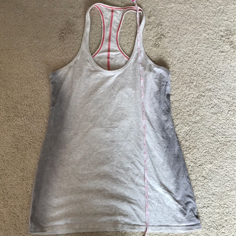 Gathered grey ombré lululemon tank